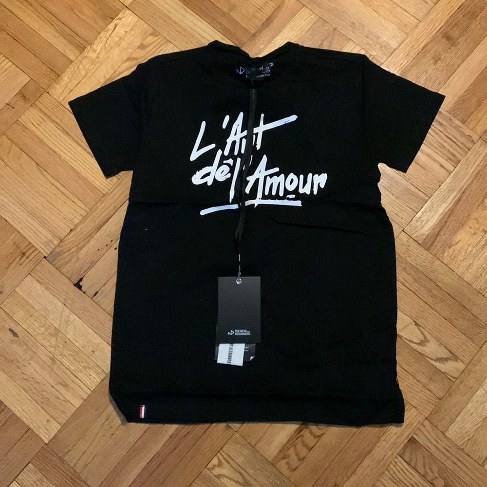 The new designers black T-shirt